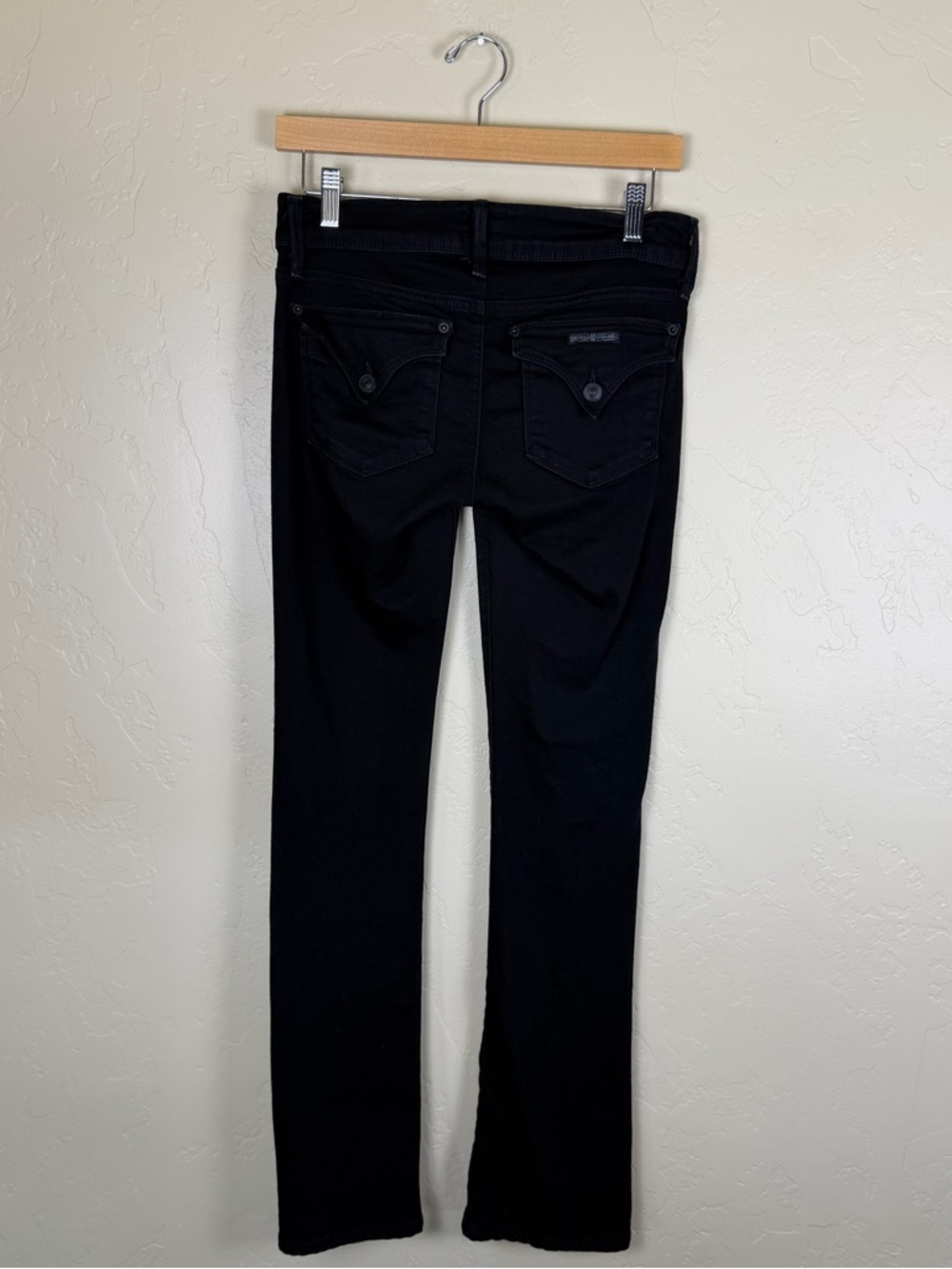 Hudson Women’s Beth Mid-Rise Baby Bootcut Jeans in Black Size 26 - Picture 4 of 9